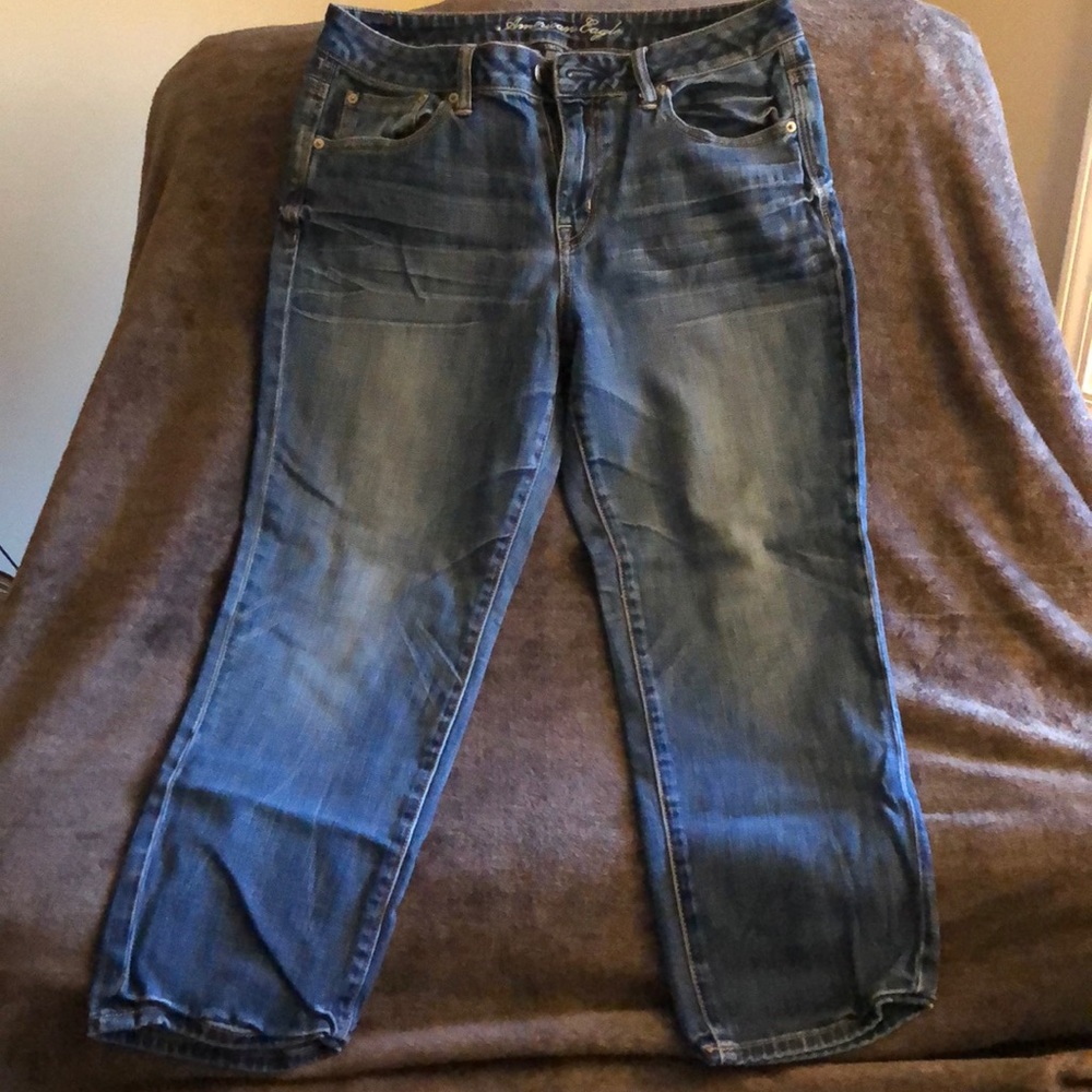 American Eagle Stretch Denim Capri
